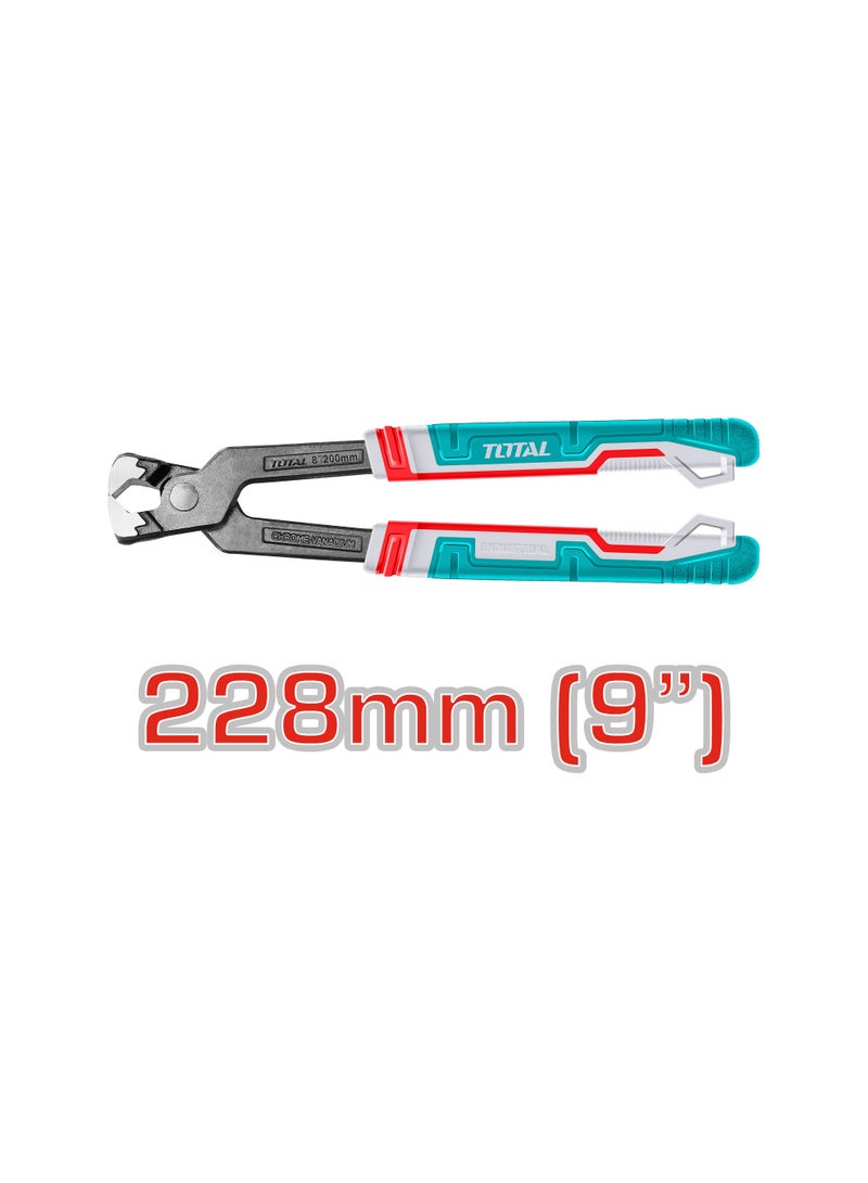 توتال كماشة رابيت احترافية من توتال بطول ٩ بوصات (٢٢٨ ملم)، مصنوعة من فولاذ كروم فاندوم، بتشطيب مؤكسد أسود، ومقبض مريح من مادة مطاطية - Image 2